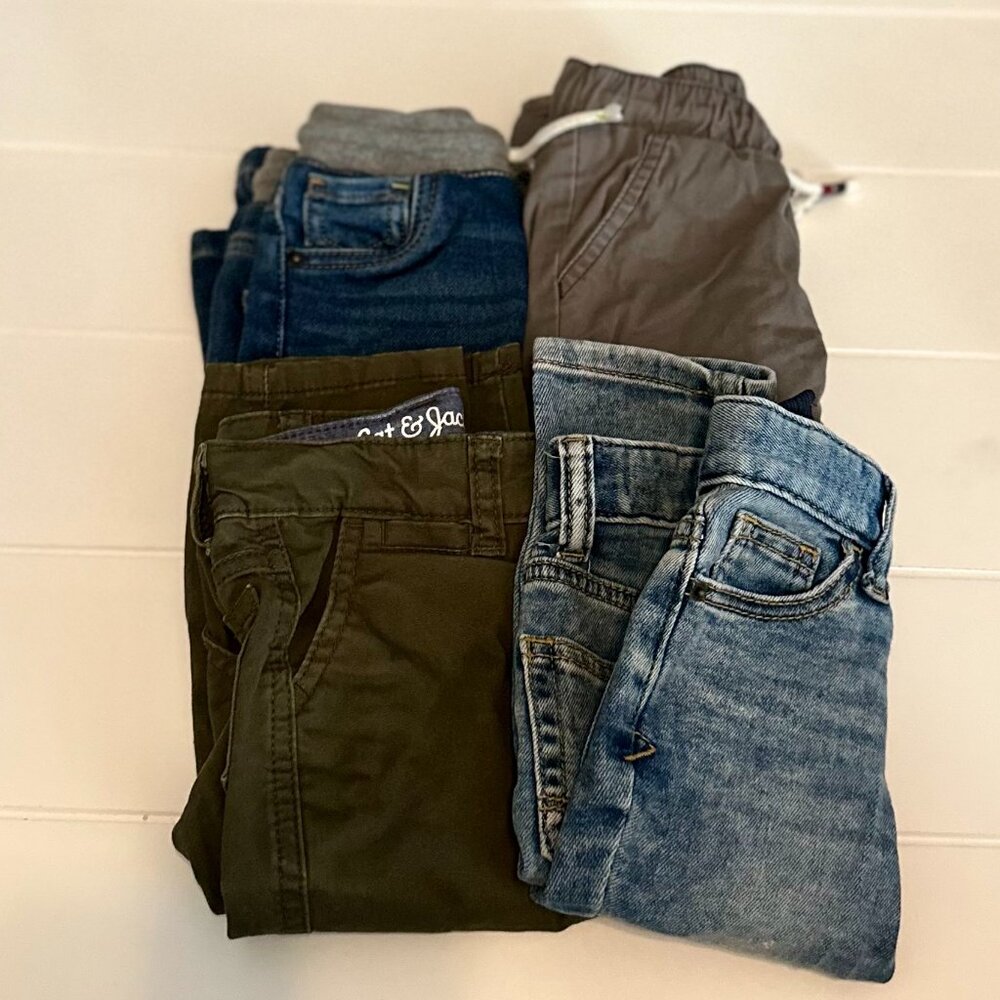4 Pairs of Cat & Jack Pants & Jeans - Size 18M